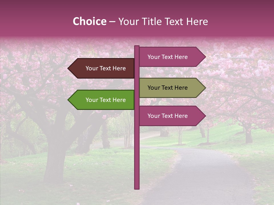 Blooming Outdoors Seasonal PowerPoint Template