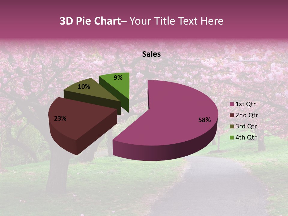 Blooming Outdoors Seasonal PowerPoint Template