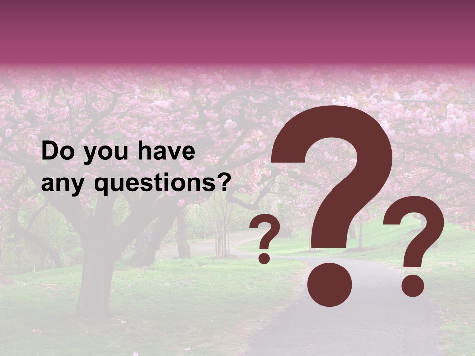 Blooming Outdoors Seasonal PowerPoint Template