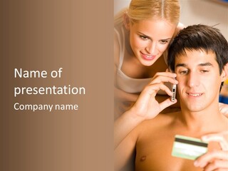 Relationship Cellphone Cell PowerPoint Template