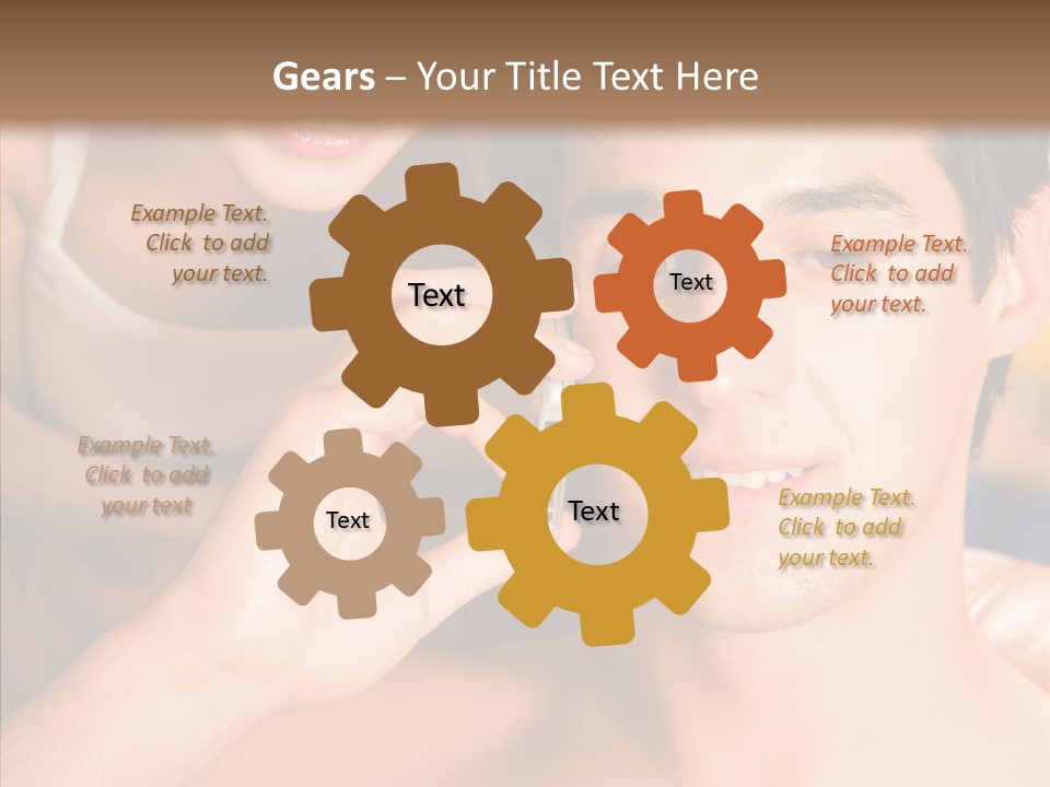 Relationship Cellphone Cell PowerPoint Template