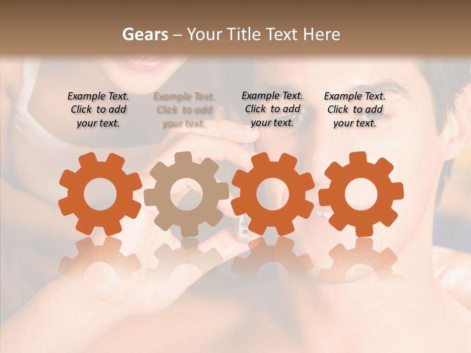 Relationship Cellphone Cell PowerPoint Template