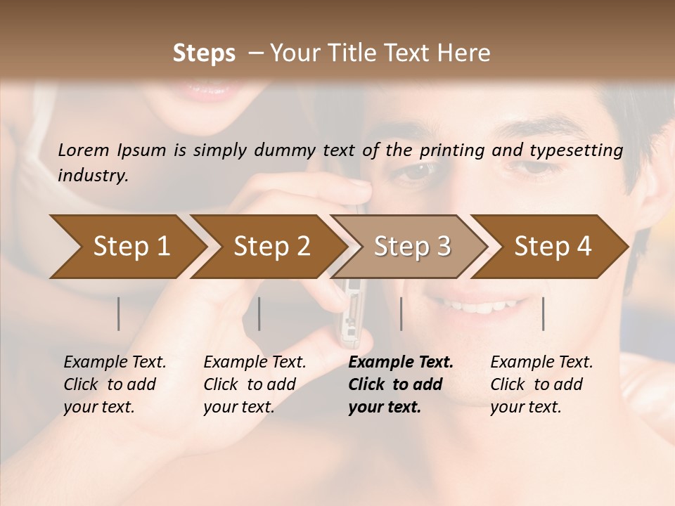 Relationship Cellphone Cell PowerPoint Template
