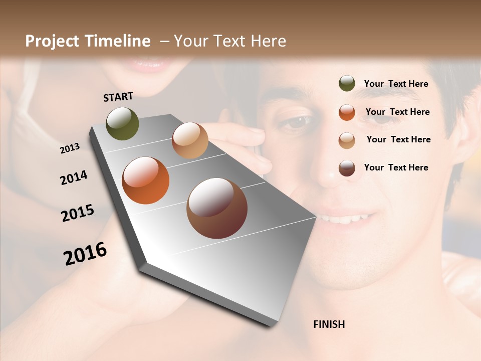 Relationship Cellphone Cell PowerPoint Template