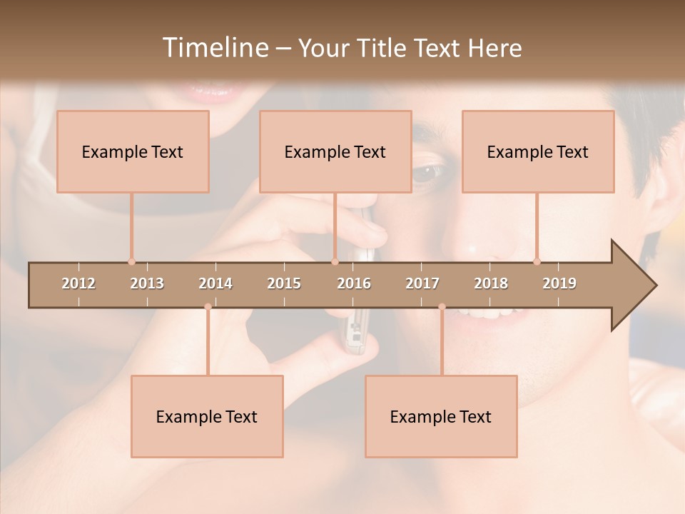 Relationship Cellphone Cell PowerPoint Template
