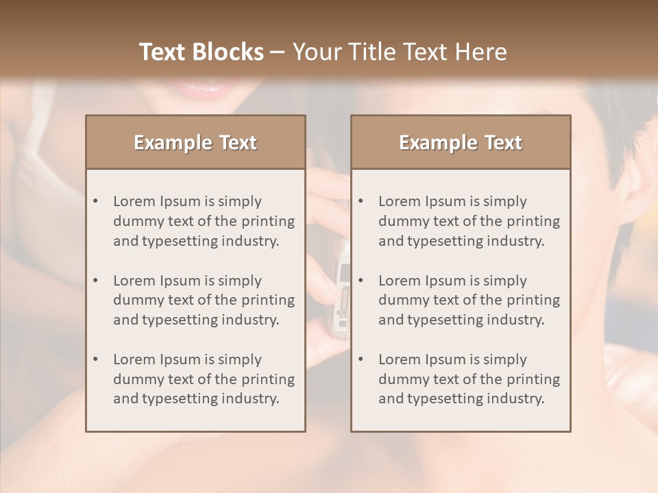 Relationship Cellphone Cell PowerPoint Template