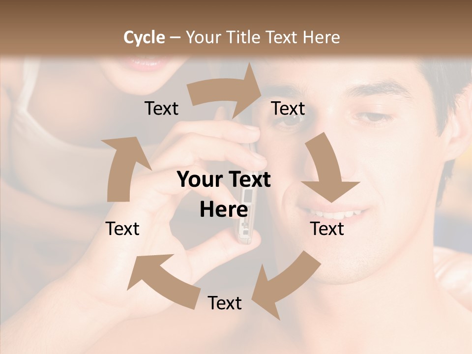 Relationship Cellphone Cell PowerPoint Template