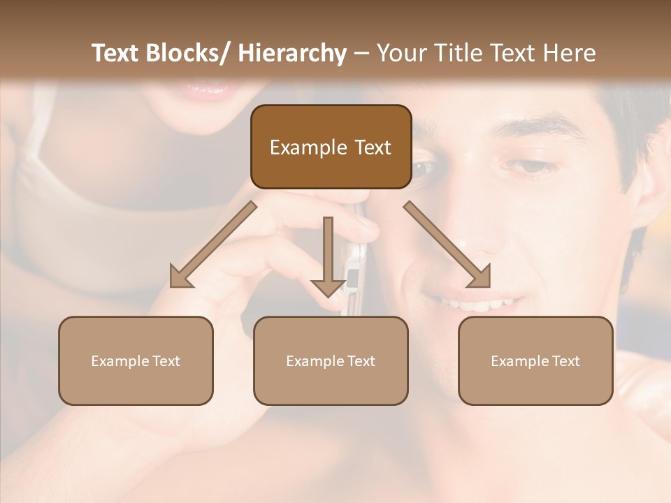 Relationship Cellphone Cell PowerPoint Template