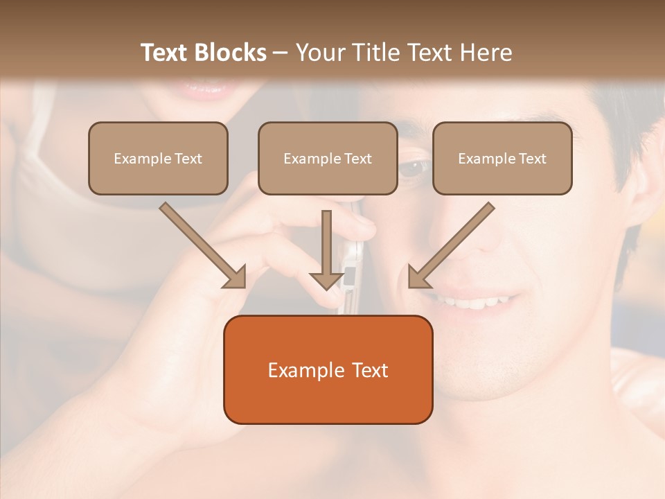 Relationship Cellphone Cell PowerPoint Template