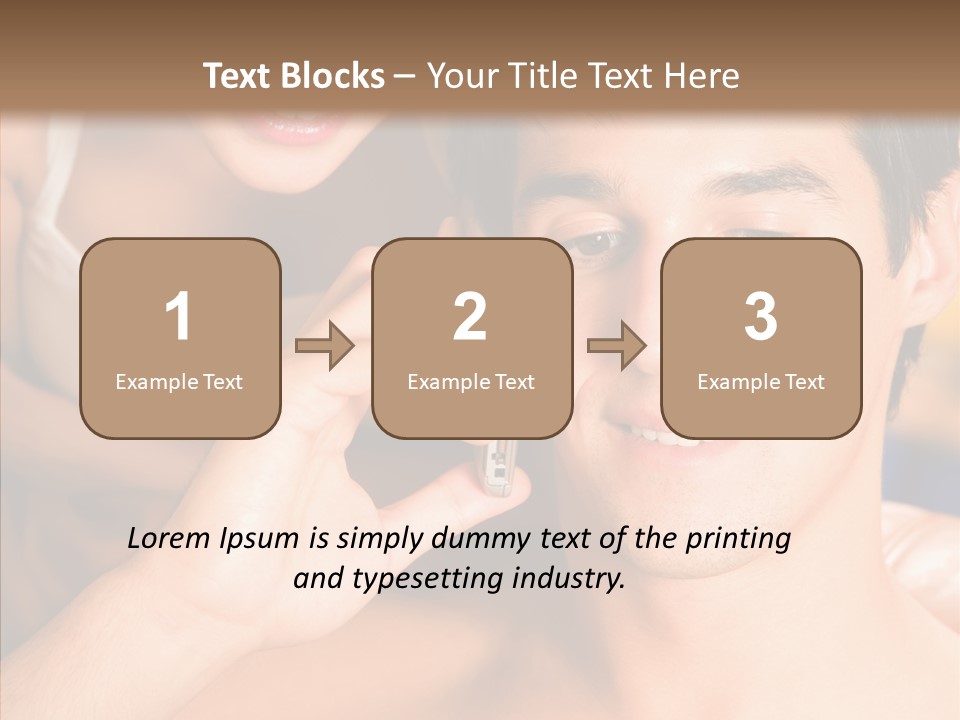 Relationship Cellphone Cell PowerPoint Template