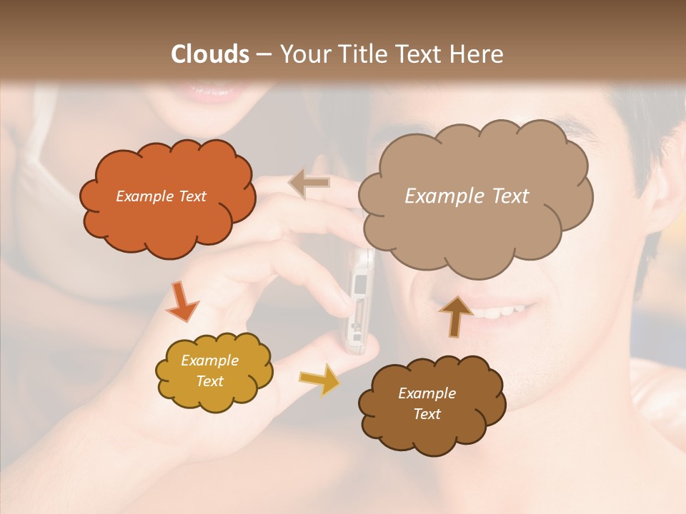 Relationship Cellphone Cell PowerPoint Template