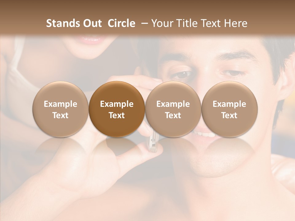 Relationship Cellphone Cell PowerPoint Template