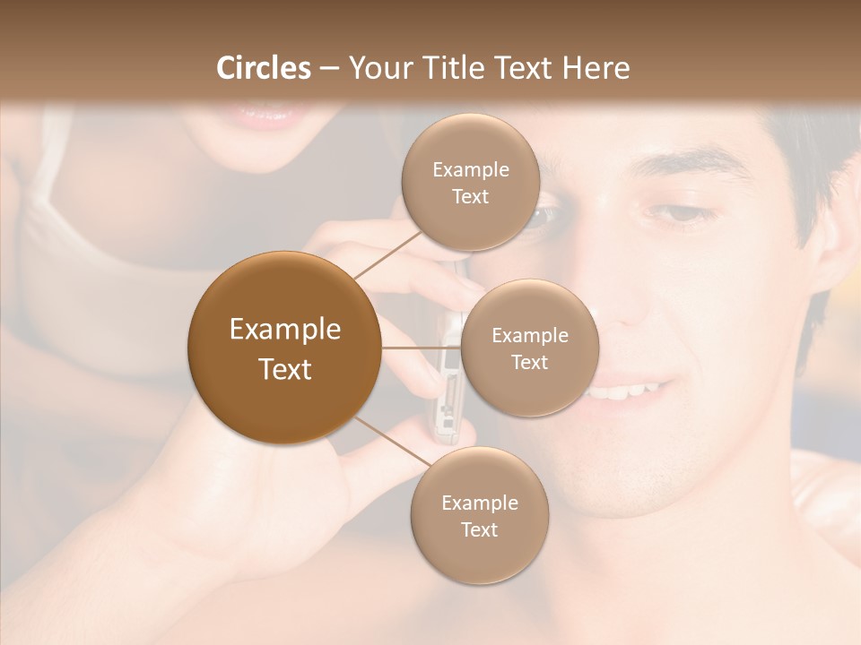 Relationship Cellphone Cell PowerPoint Template