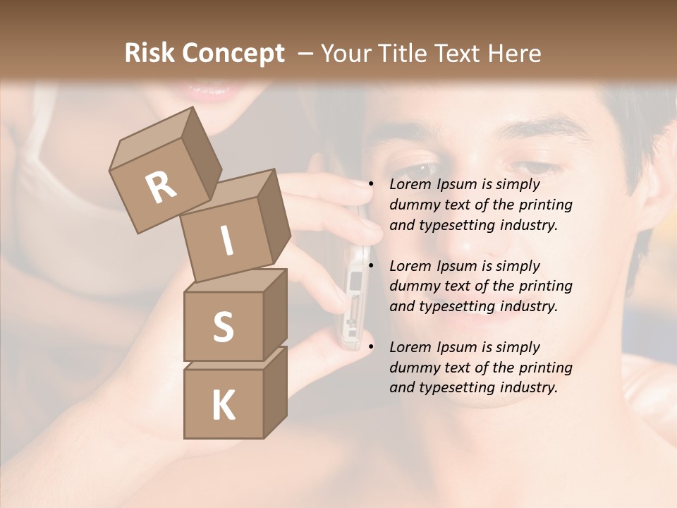 Relationship Cellphone Cell PowerPoint Template