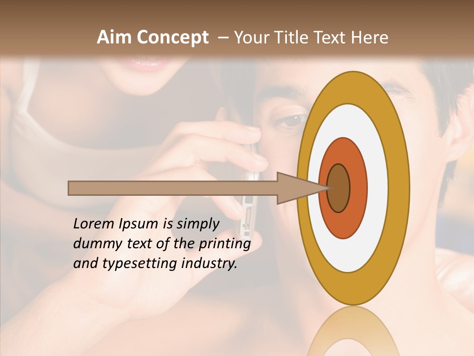 Relationship Cellphone Cell PowerPoint Template