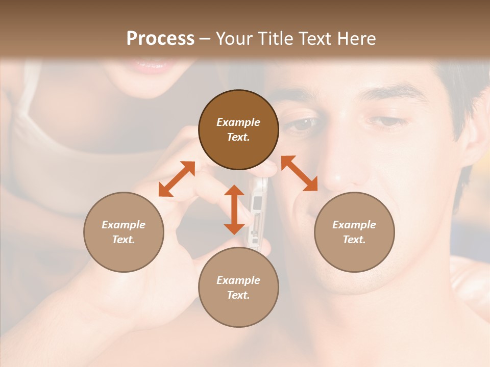 Relationship Cellphone Cell PowerPoint Template