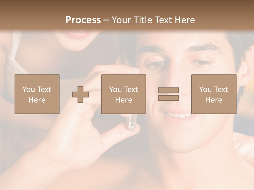 Relationship Cellphone Cell PowerPoint Template