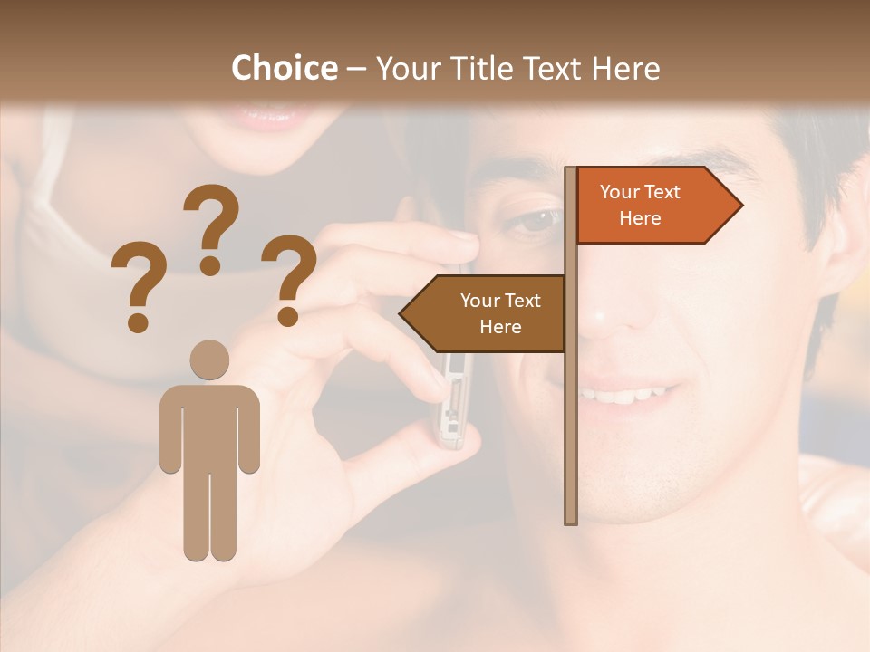 Relationship Cellphone Cell PowerPoint Template