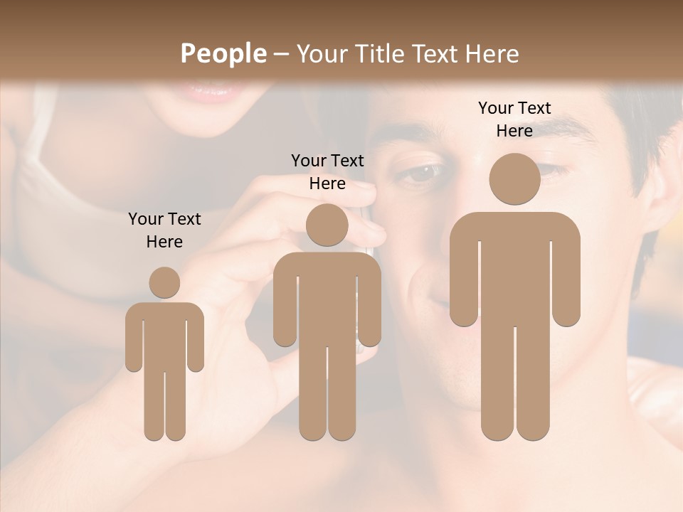 Relationship Cellphone Cell PowerPoint Template