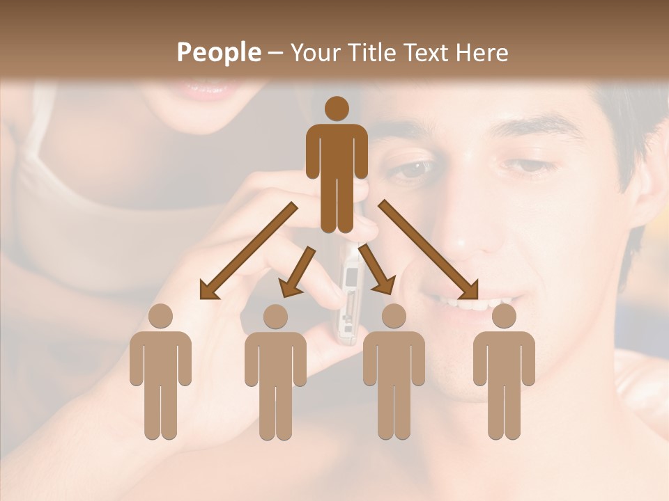 Relationship Cellphone Cell PowerPoint Template