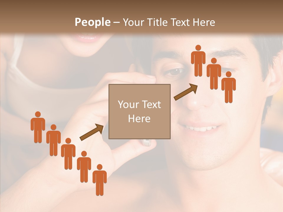 Relationship Cellphone Cell PowerPoint Template