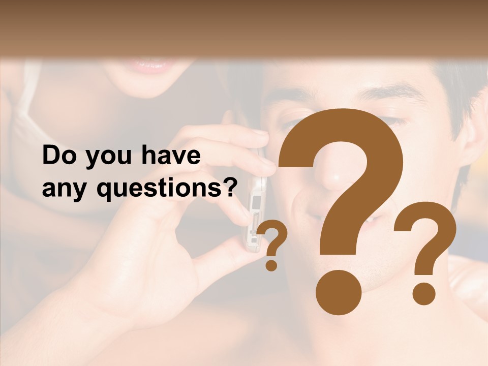 Relationship Cellphone Cell PowerPoint Template