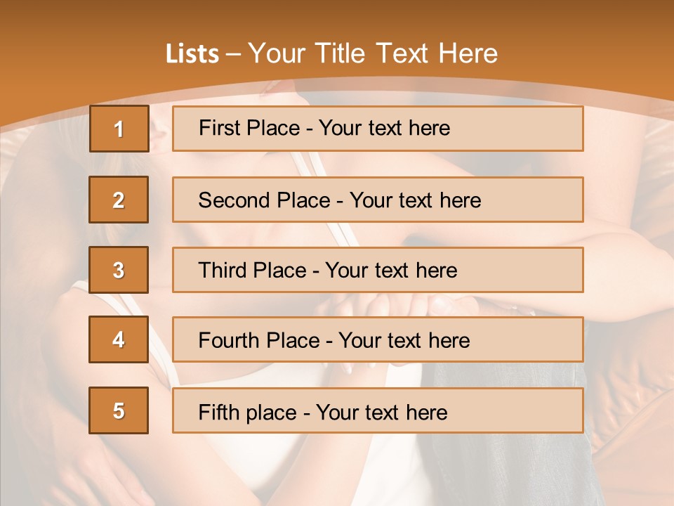 Togetherness Young  PowerPoint Template