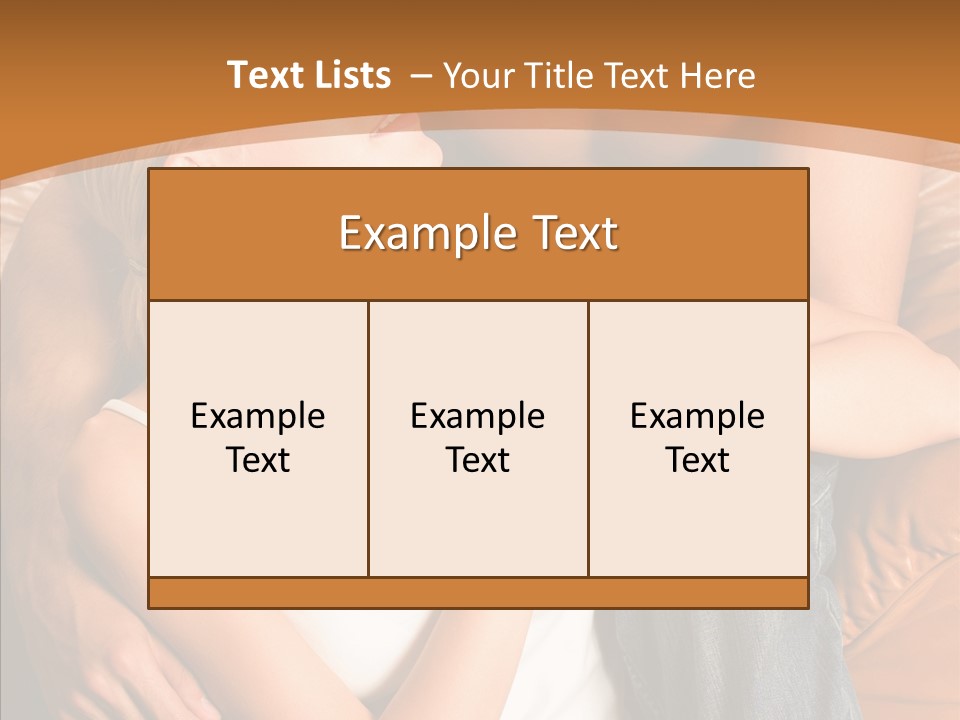 Togetherness Young  PowerPoint Template