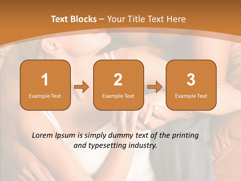 Togetherness Young  PowerPoint Template