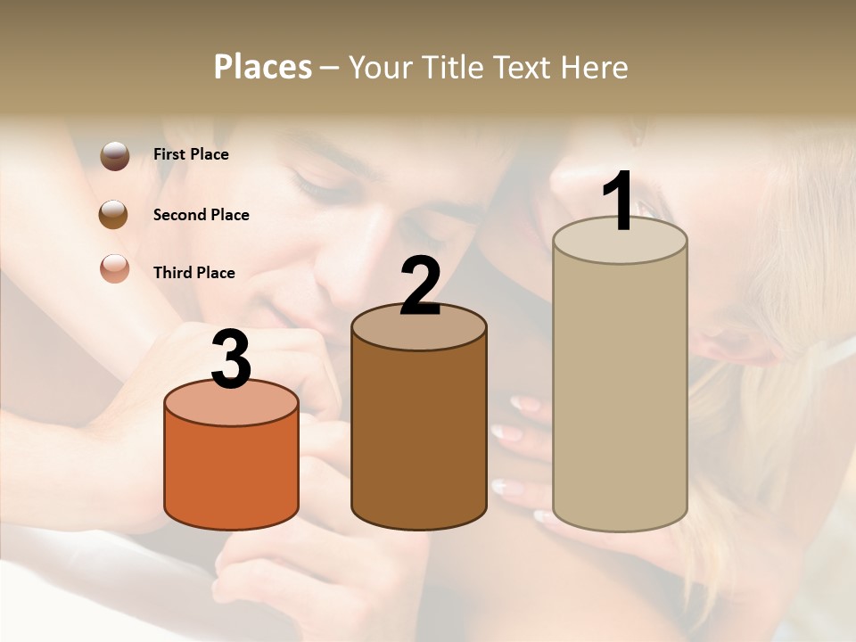 Togetherness Portrait Young PowerPoint Template