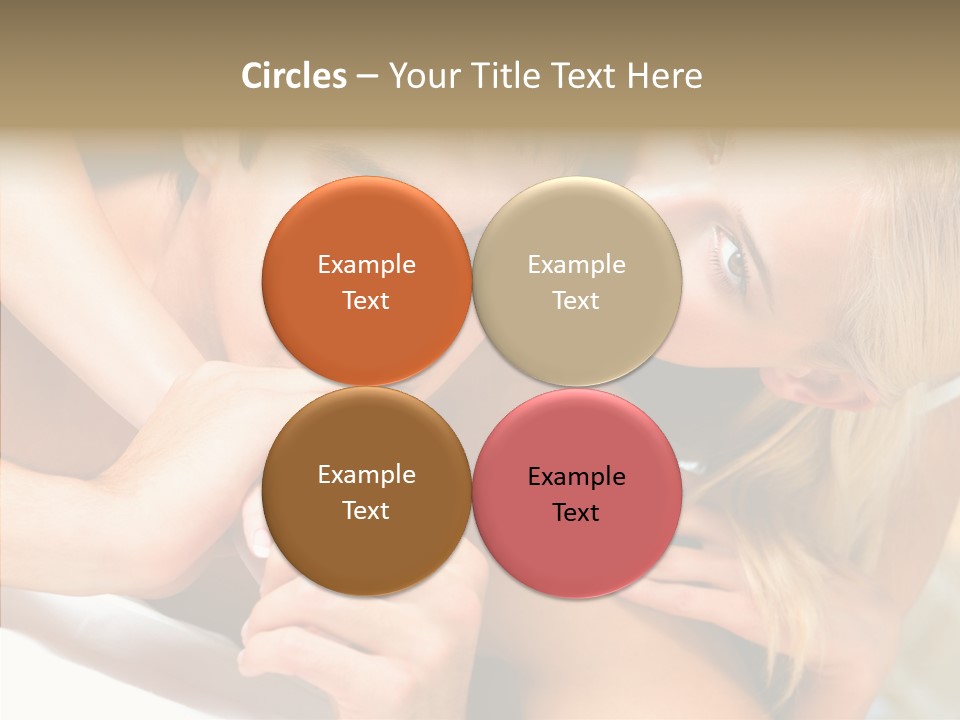 Togetherness Portrait Young PowerPoint Template