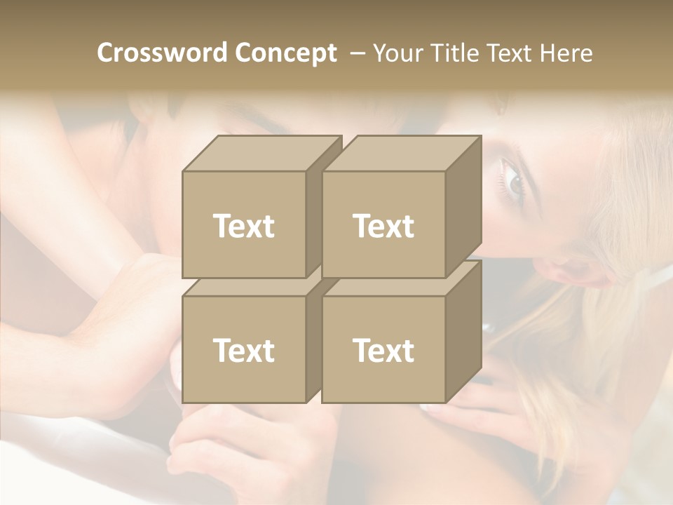 Togetherness Portrait Young PowerPoint Template