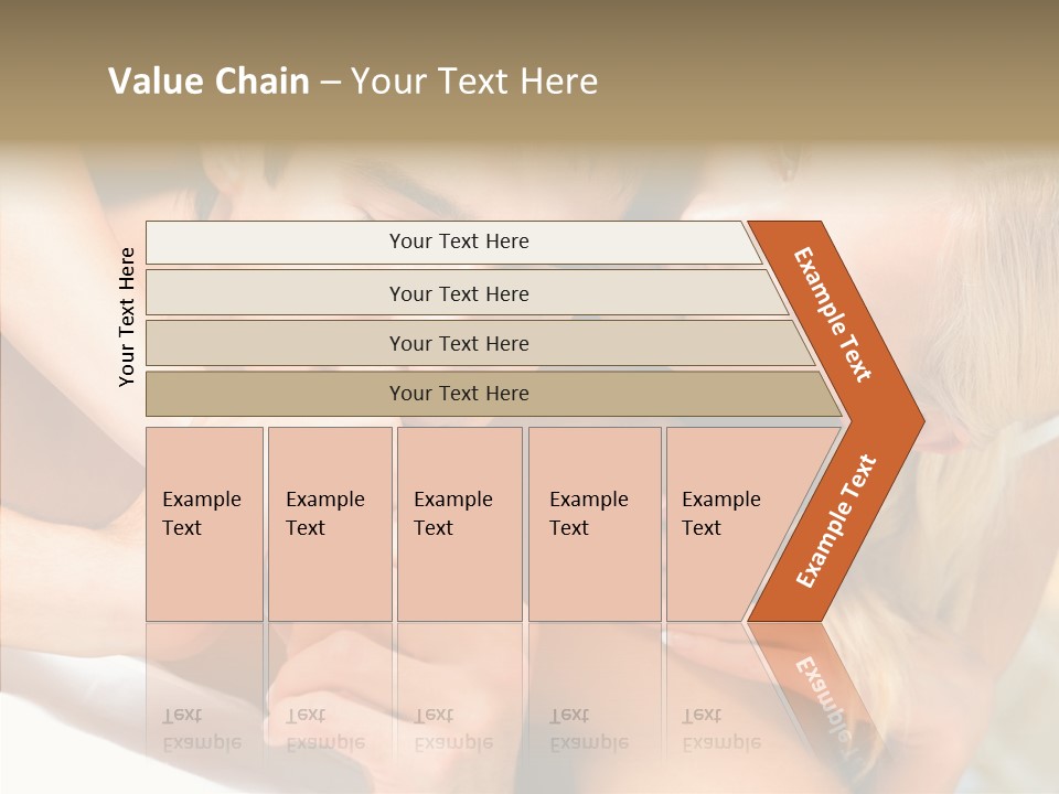 Togetherness Portrait Young PowerPoint Template