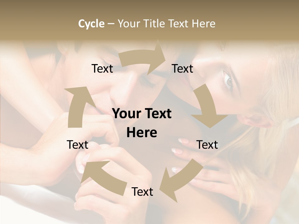 Togetherness Portrait Young PowerPoint Template