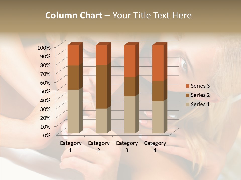 Togetherness Portrait Young PowerPoint Template