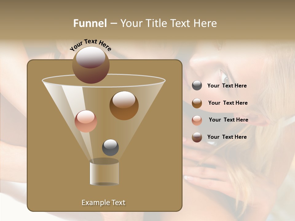 Togetherness Portrait Young PowerPoint Template