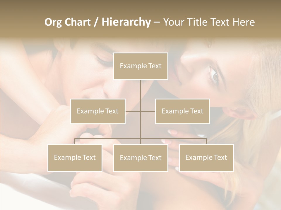 Togetherness Portrait Young PowerPoint Template