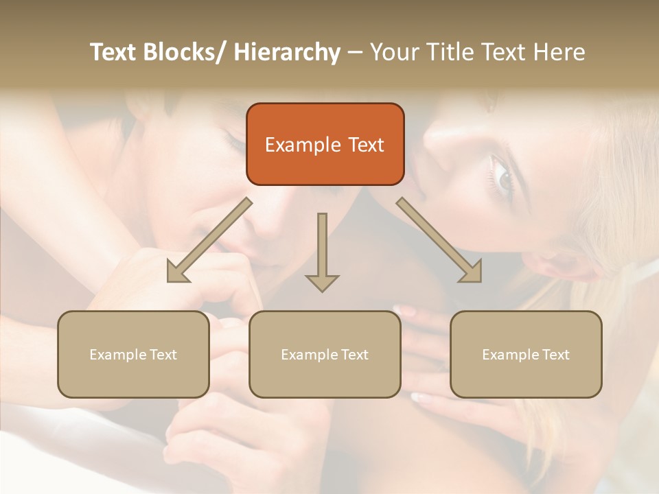 Togetherness Portrait Young PowerPoint Template