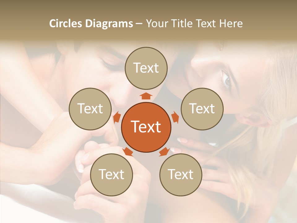 Togetherness Portrait Young PowerPoint Template