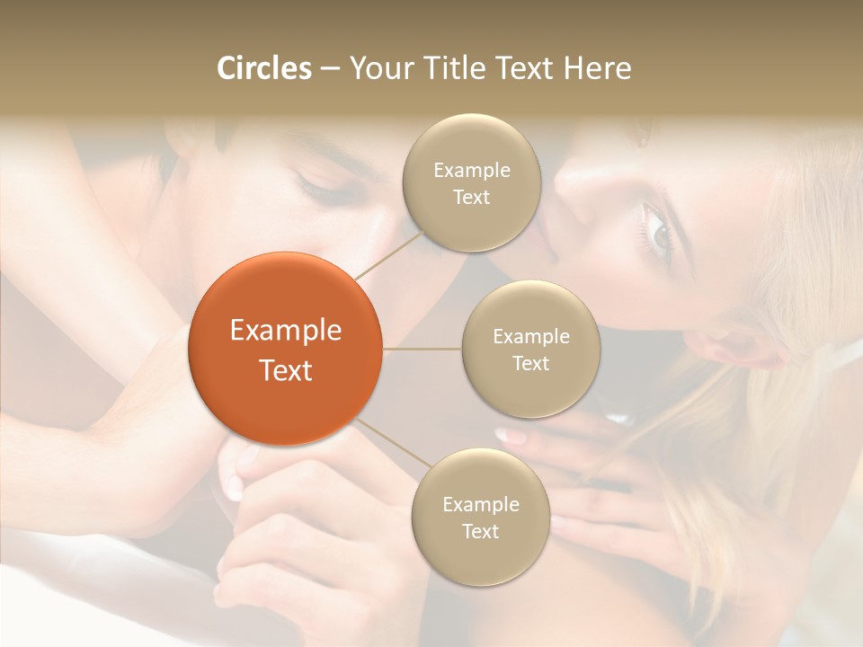 Togetherness Portrait Young PowerPoint Template