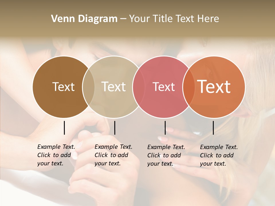 Togetherness Portrait Young PowerPoint Template