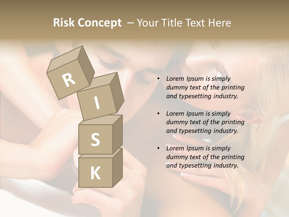 Togetherness Portrait Young PowerPoint Template