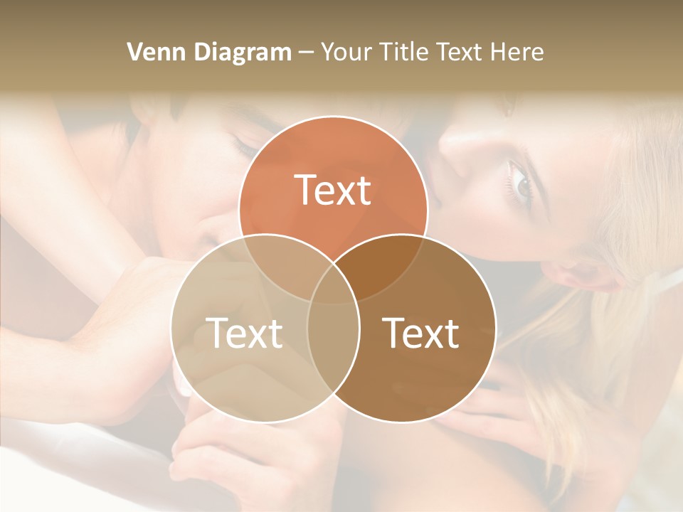 Togetherness Portrait Young PowerPoint Template