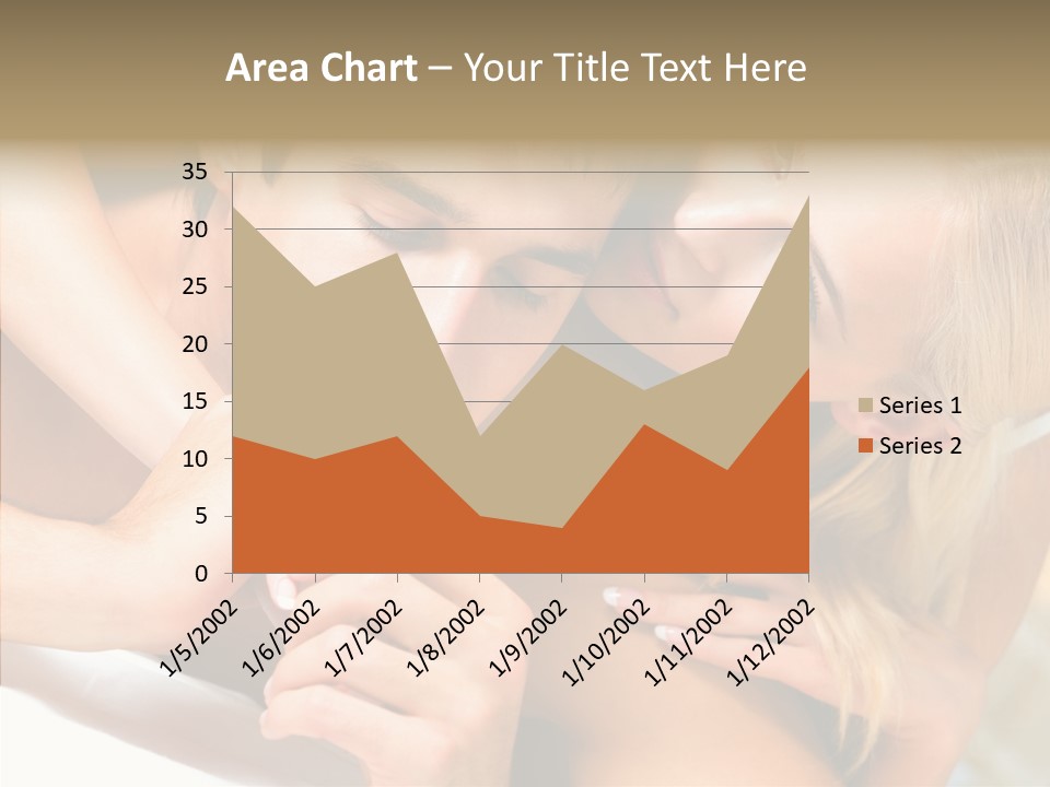 Togetherness Portrait Young PowerPoint Template