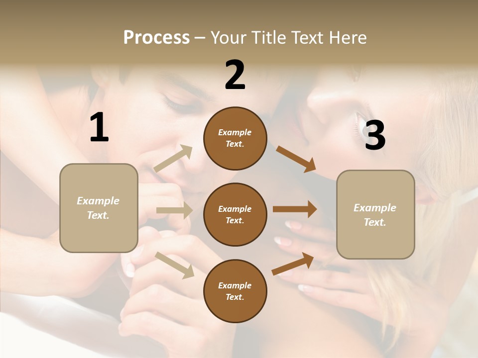 Togetherness Portrait Young PowerPoint Template