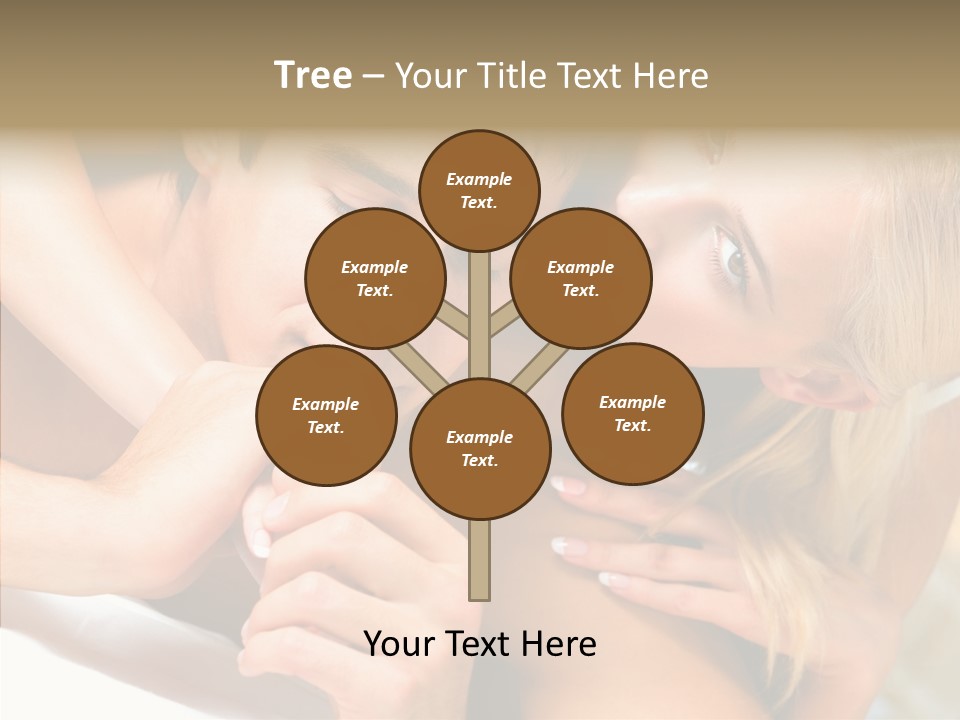 Togetherness Portrait Young PowerPoint Template