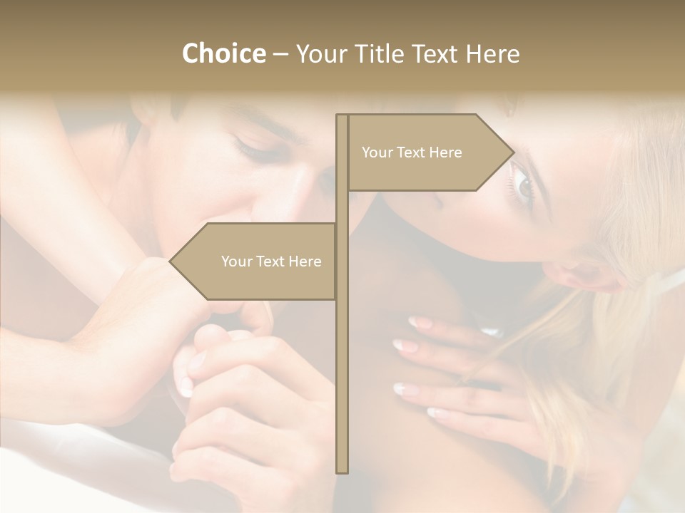 Togetherness Portrait Young PowerPoint Template