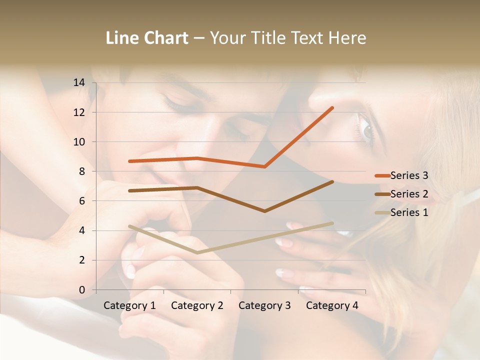 Togetherness Portrait Young PowerPoint Template