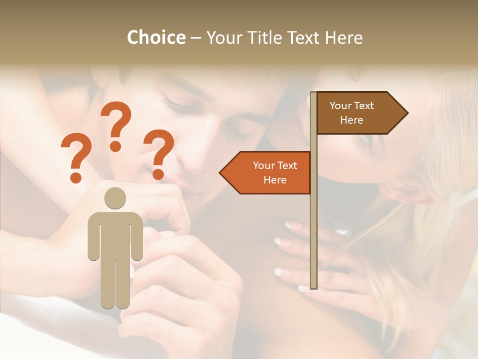 Togetherness Portrait Young PowerPoint Template