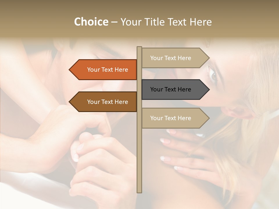 Togetherness Portrait Young PowerPoint Template